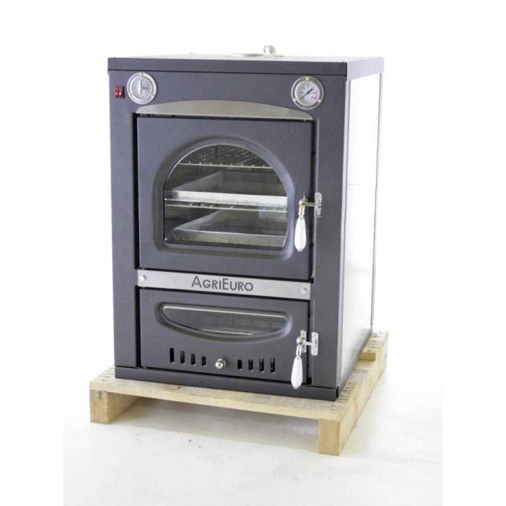 Nuovo Minimus 50 Inc puulämmitteinen upotettava pizzauuni, 3 tasoa, 130 kg