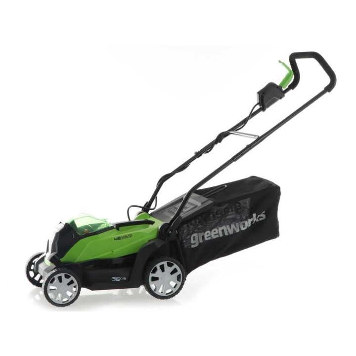 Greenworks G48LM36 akkuruohonleikkuri, 48 V, 36 cm, ilman akkua ja laturia