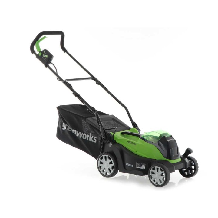 Greenworks G48LM36 akkuruohonleikkuri, 48 V, 36 cm, ilman akkua ja laturia