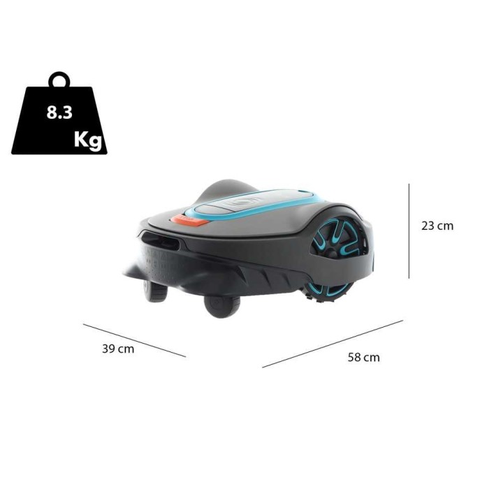 Gardena SILENO life 1500 robottiruohonleikkuri, 22 cm, 18 V, Smart App