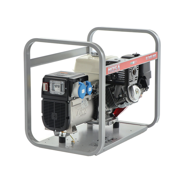 MOSA GE 7000 HBM bensiinikäyttöinen generaattori 6 kW 230 V Honda GX390