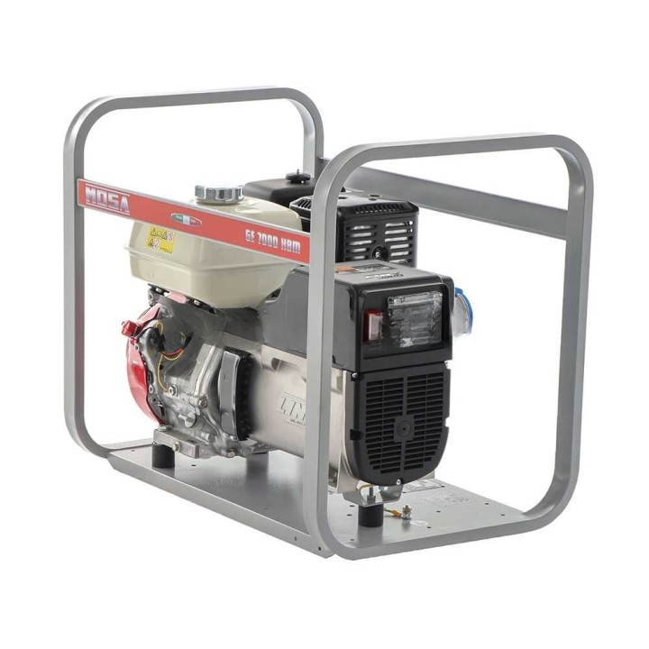 MOSA GE 7000 HBM bensiinikäyttöinen generaattori, 6 kW, 230 V, Honda GX390