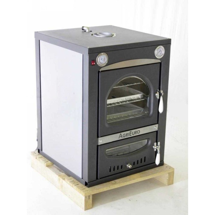Nuovo Minimus 50 Inc puulämmitteinen upotettava pizzauuni, 3 tasoa, 130 kg