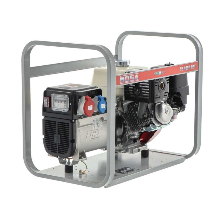 MOSA GE 8000 HBT kolmivaihegeneraattori, 6,4 kW, Honda GX390