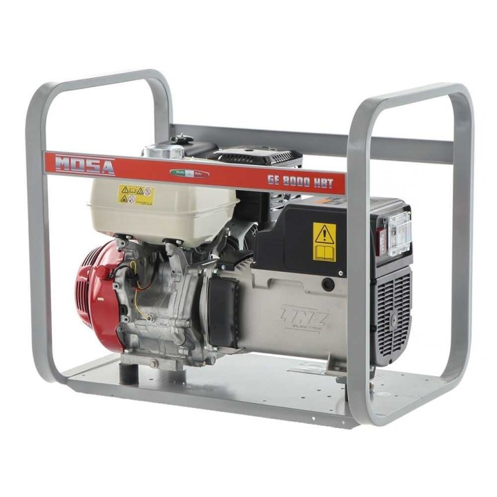 MOSA GE 8000 HBT kolmivaihegeneraattori, 6,4 kW, Honda GX390