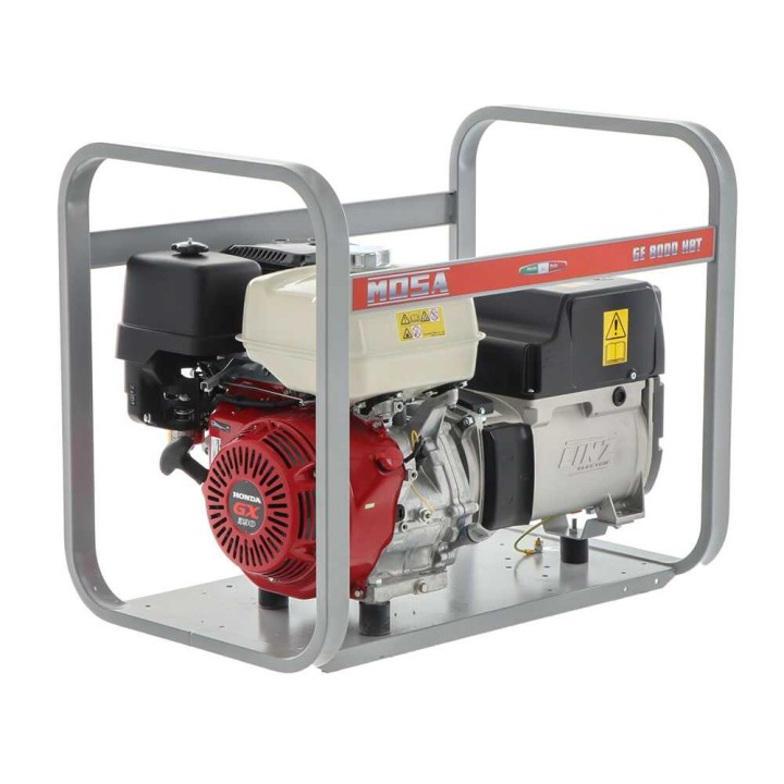MOSA GE 8000 HBT kolmivaihegeneraattori, 6,4 kW, Honda GX390