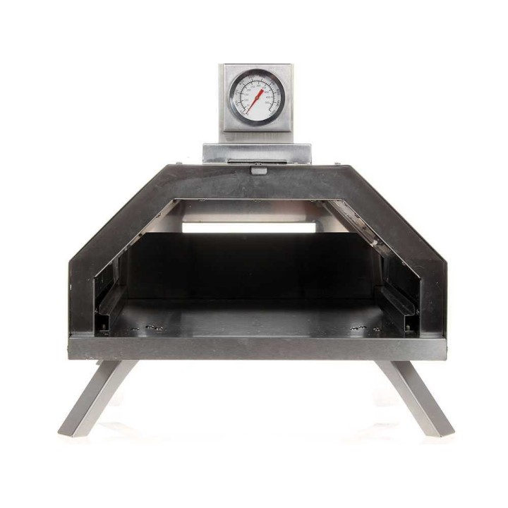 Royal Food CHIPSY 11 -pellettiuuni pizzalle, 1 pizza, 29 × 29 cm, ruostumaton teräs