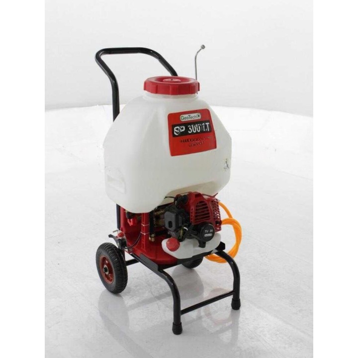 GeoTech SP 300 2T ruiskupumppu, selkä- ja trolley-käyttö, 28 l, 1 HP
