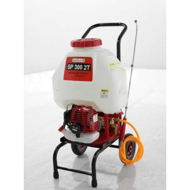 GeoTech SP 300 2T ruiskupumppu, selkä- ja trolley-käyttö, 28 l, 1 HP