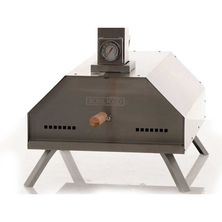 Royal Food CHIPSY 13 -pellettiuuni, 1 pizza, 34 × 34 cm, ruostumaton teräs