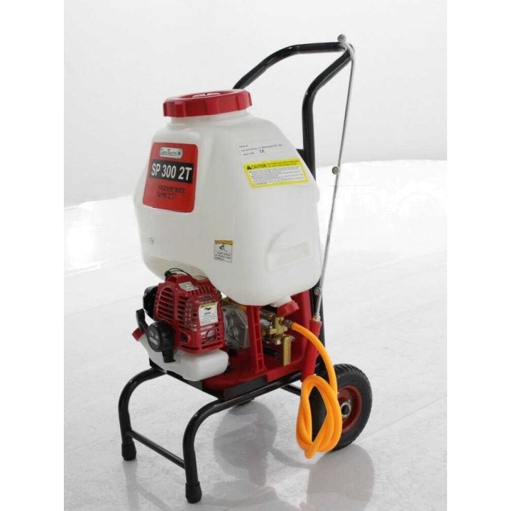 GeoTech SP 300 2T ruiskupumppu, selkä- ja trolley-käyttö, 28 l, 1 HP