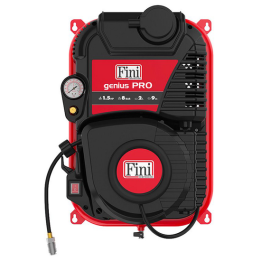 Fini Genius Pro 230 50 seinäkiinnitteinen kompressori 1 5 HP 8 bar 2 l