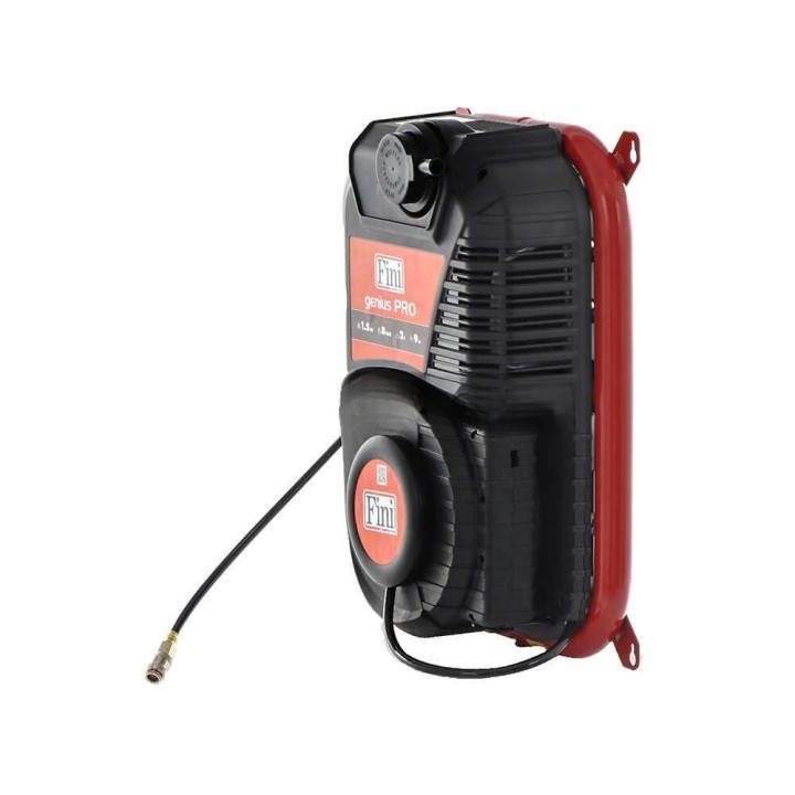 Fini Genius Pro 230/50 seinäkiinnitteinen kompressori, 1,5 HP, 8 bar, 2 l