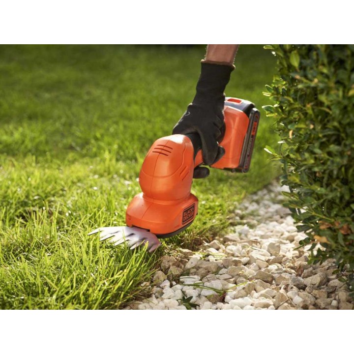 Black & Decker B&DBCSS18D1W akkukäyttöiset ruohosakset ja pensasleikkuri, 18 V, ilman akkua ja laturia