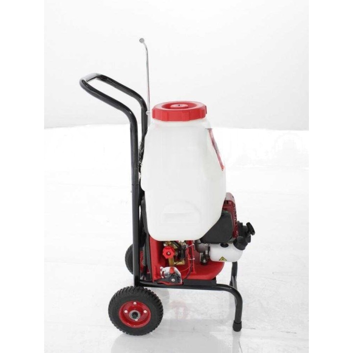 GeoTech SP 300 4T ruiskupumppu, 28 l, 1,5 HP, selkä- ja trolley-käyttö