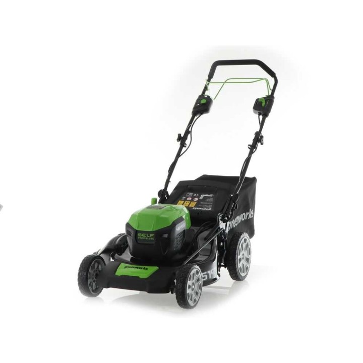Greenworks GD48LM51SP akkuvetoleikkuri, 48 V, 4 Ah, 51 cm, 3-in-1
