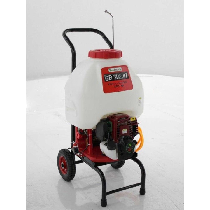 GeoTech SP 300 4T ruiskupumppu, 28 l, 1,5 HP, selkä- ja trolley-käyttö