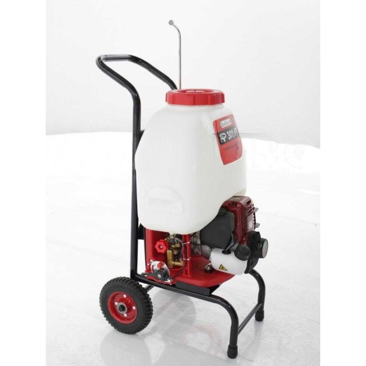 GeoTech SP 300 4T ruiskupumppu, 28 l, 1,5 HP, selkä- ja trolley-käyttö