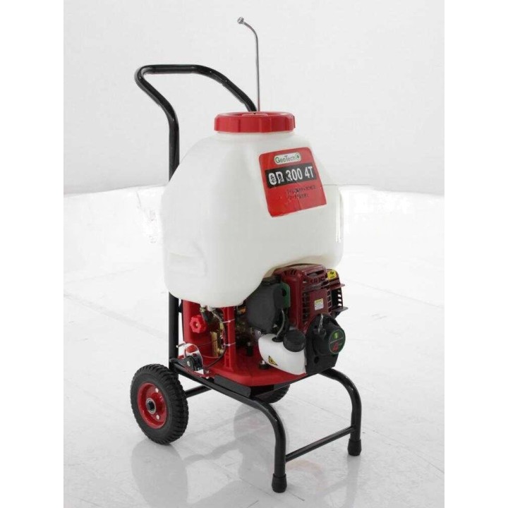 GeoTech SP 300 4T ruiskupumppu, 28 l, 1,5 HP, selkä- ja trolley-käyttö