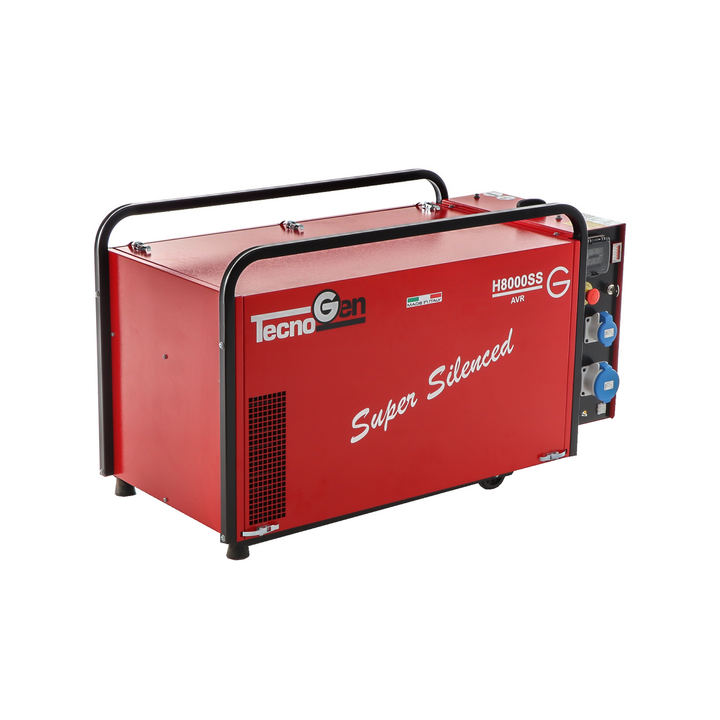 TecnoGen H8000SS äänieristetty bensiin generaattori 5 2 kW 230 V