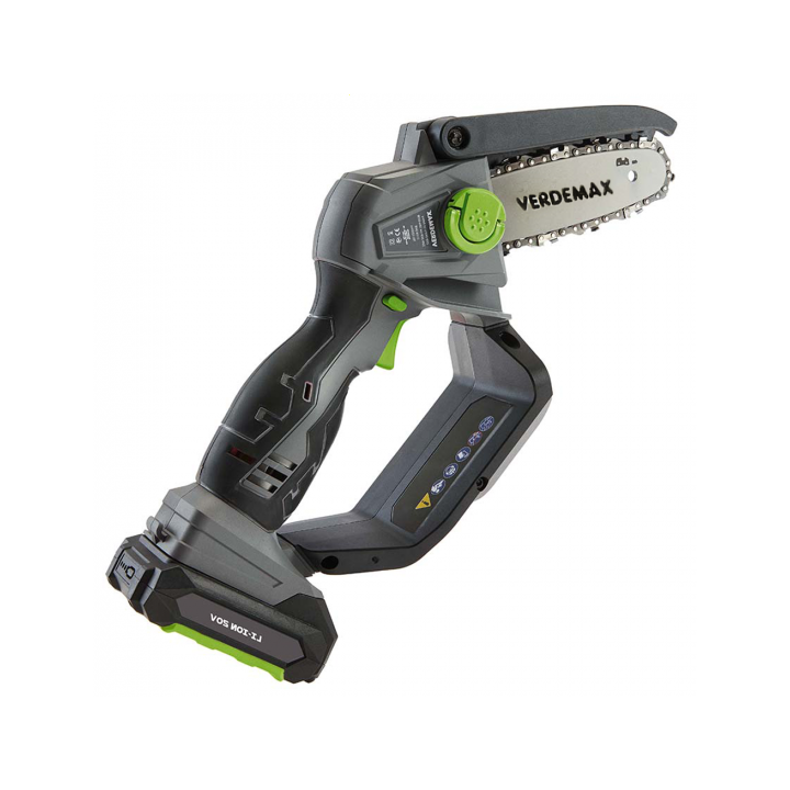 Verdemax PE20 akkukäyttöinen oksasleikkuri 20 V 2 Ah 12 cm
