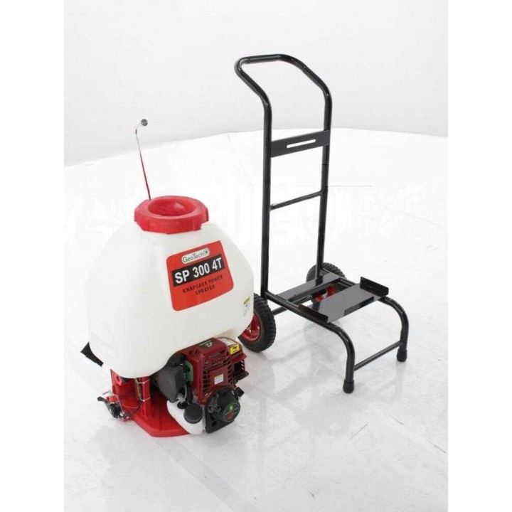 GeoTech SP 300 4T ruiskupumppu, 28 l, 1,5 HP, selkä- ja trolley-käyttö