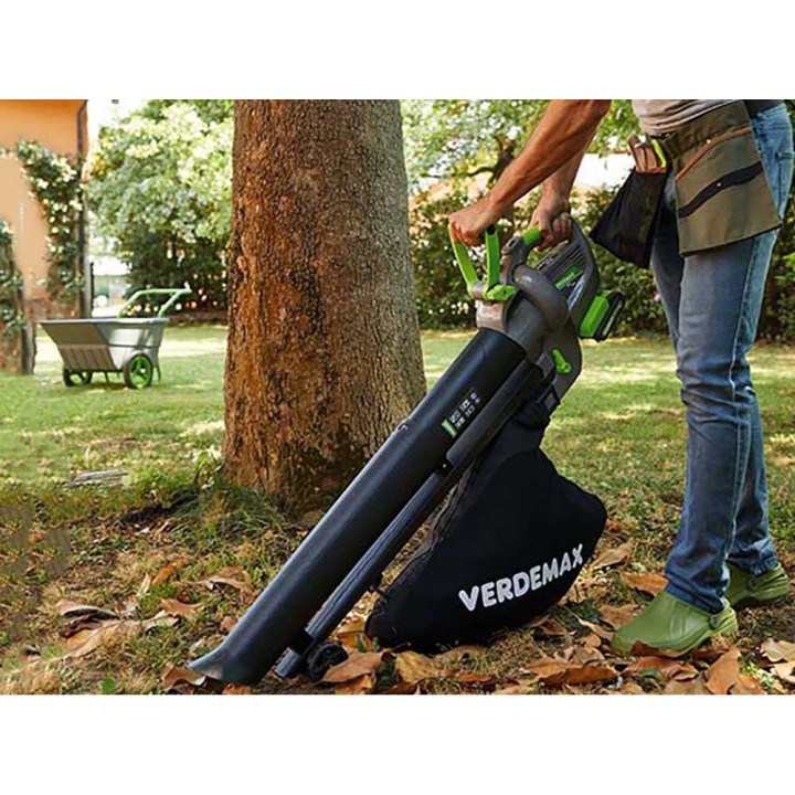Verdemax SAR40 akkukäyttöinen puhallin-imuri, 40 V