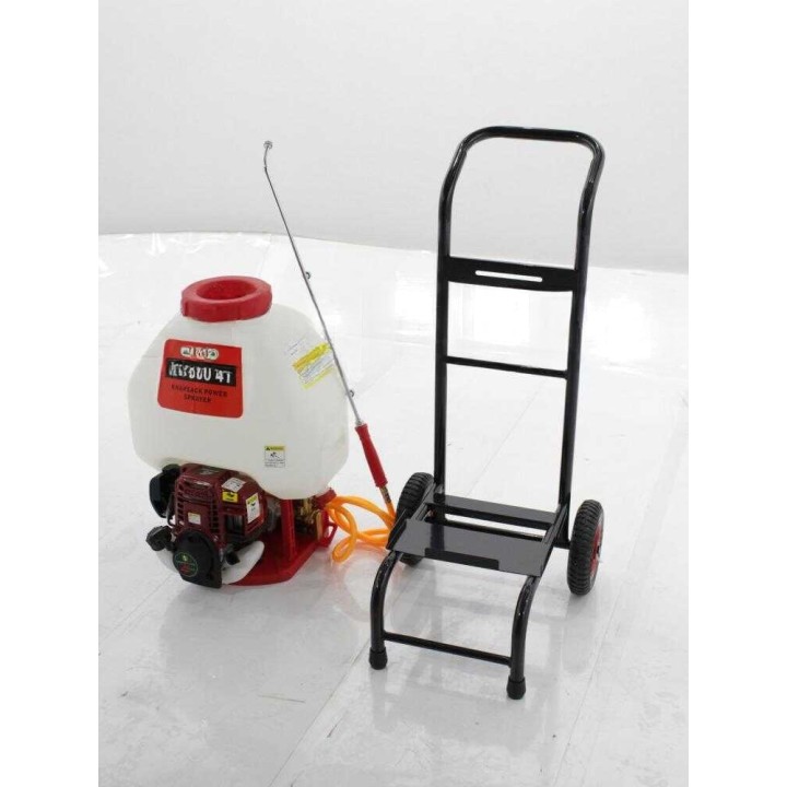 GeoTech SP 300 4T ruiskupumppu, 28 l, 1,5 HP, selkä- ja trolley-käyttö