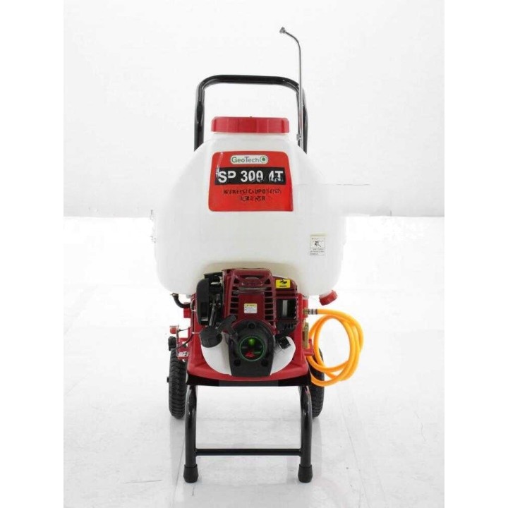 GeoTech SP 300 4T ruiskupumppu, 28 l, 1,5 HP, selkä- ja trolley-käyttö
