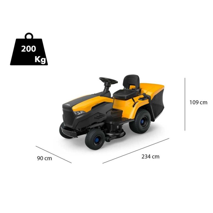 Stiga Estate 384e akkuruohonleikkuritraktori, 48 V, 84 cm, 200 l keruusäiliö