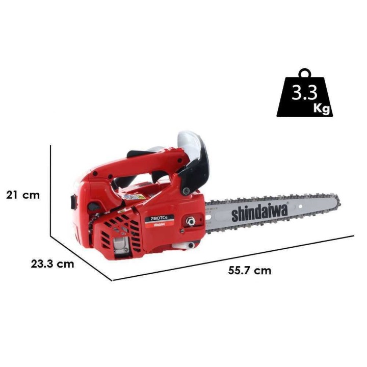 Shindaiwa SDK 280TCS oksasaha, 26,9 cm³, 25 cm carving-laippa
