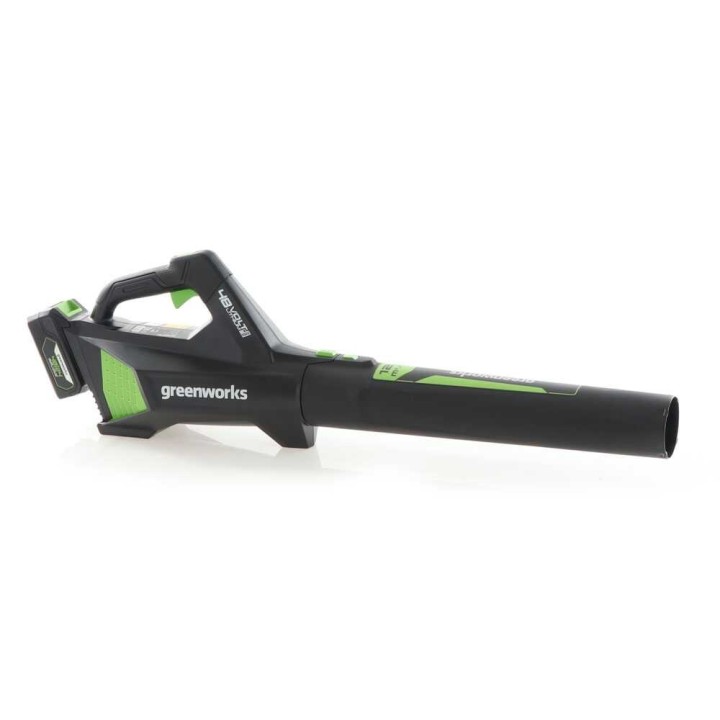 Greenworks G48AB -akkupuhallin lehtien puhaltamiseen, 48 V, 177 km/h