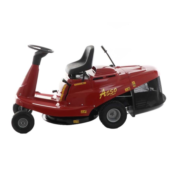 Eurosystems ASSO 67 päältä ajettava ruohonleikkuri, Loncin 352 cm³, 67 cm, 150 l