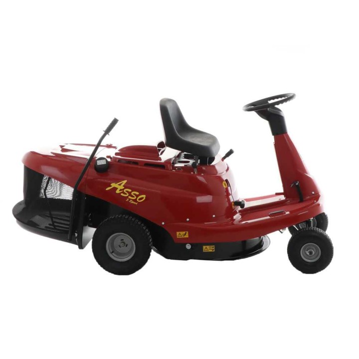 Eurosystems ASSO 67 päältä ajettava ruohonleikkuri, Loncin 352 cm³, 67 cm, 150 l