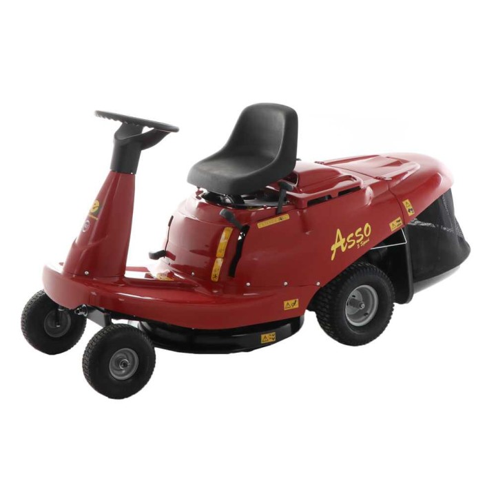 Eurosystems ASSO 67 päältä ajettava ruohonleikkuri, Loncin 352 cm³, 67 cm, 150 l