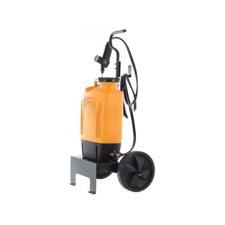 Volpi 22PTC akkukäyttöinen ruiskupumppu, 15 l, 12 V, pyörällinen kärry