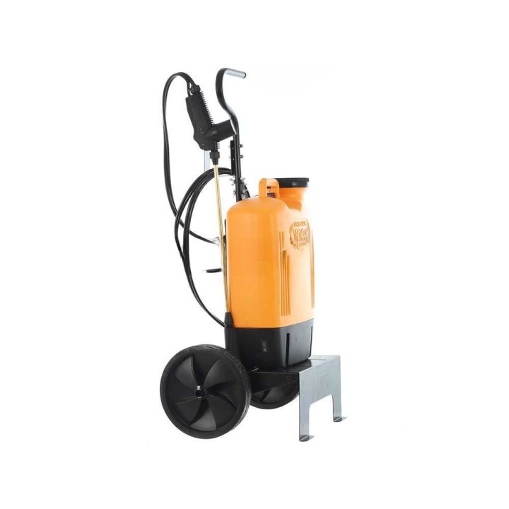 Volpi 22PTC akkukäyttöinen ruiskupumppu, 15 l, 12 V, pyörällinen kärry