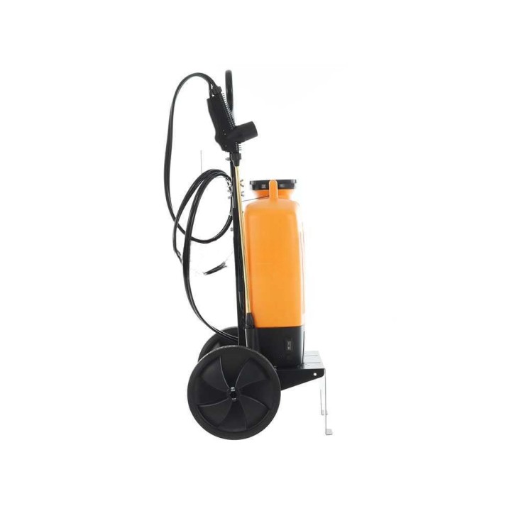 Volpi 22PTC akkukäyttöinen ruiskupumppu, 15 l, 12 V, pyörällinen kärry