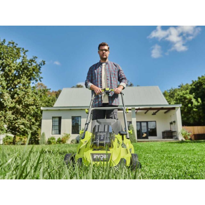Ryobi RLM36X46H50PG akkuruohonleikkuri, 46 cm, 36 V, 5 Ah