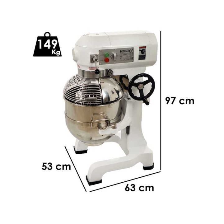 FIMAR EASYLINE B40K planetaarisekoitin, 40 l, 1 300 W, 400 V