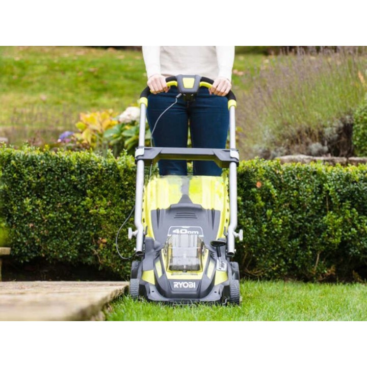 Ryobi RLM36X41H60PG akkuruohonleikkuri, 36 V, 6 Ah, 40 cm, 3-in-1