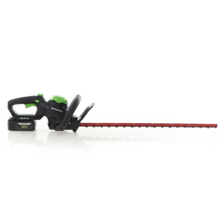 Greenworks G48HT -akkupensasleikkuri, 48 V, 61 cm, akku ja laturi