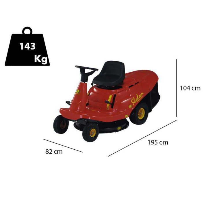 Eurosystems SLALOM 67 mini-rider-ruohonleikkuri, 344 cm³, hydrostaattinen, 67 cm