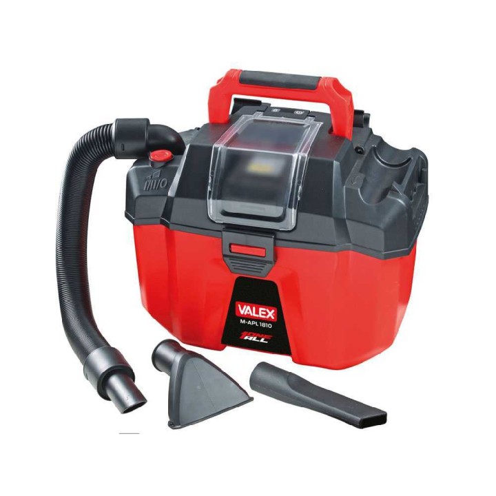 Valex M-APL 1810 märkä-kuivaimuri, 18 V, 2 Ah, 10 l