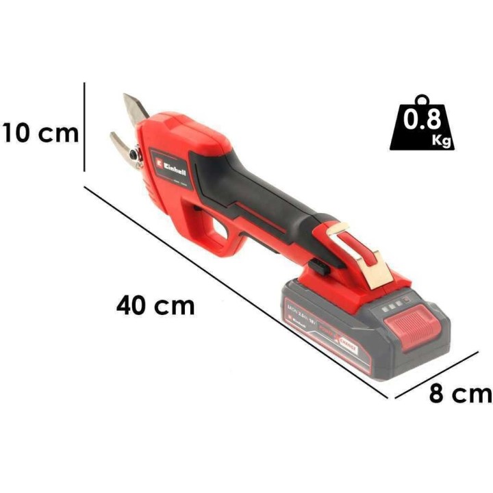 Einhell GE-LS 18 Li -akkuoksasakset, 18 V, 28 mm, ilman akkua ja laturia