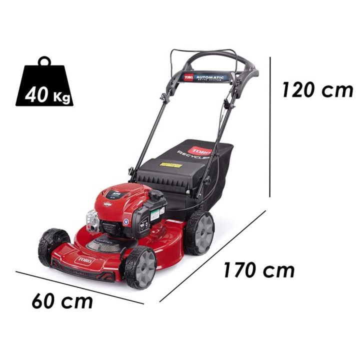 Toro TO-21772 Recycler -ruohonleikkuri, 55 cm, Briggs & Stratton 675EXI