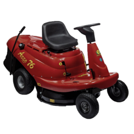 Eurosystems ASSO 76 mini ajoleikkuri 76 cm 13 HP 150 l keruusäiliö