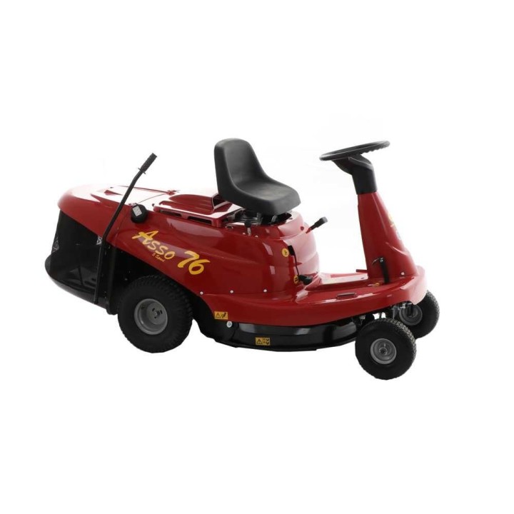 Eurosystems ASSO 76 mini-ajoleikkuri, 76 cm, 13 HP, 150 l keruusäiliö