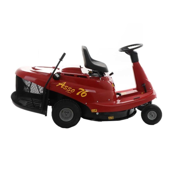 Eurosystems ASSO 76 mini-ajoleikkuri, 76 cm, 13 HP, 150 l keruusäiliö