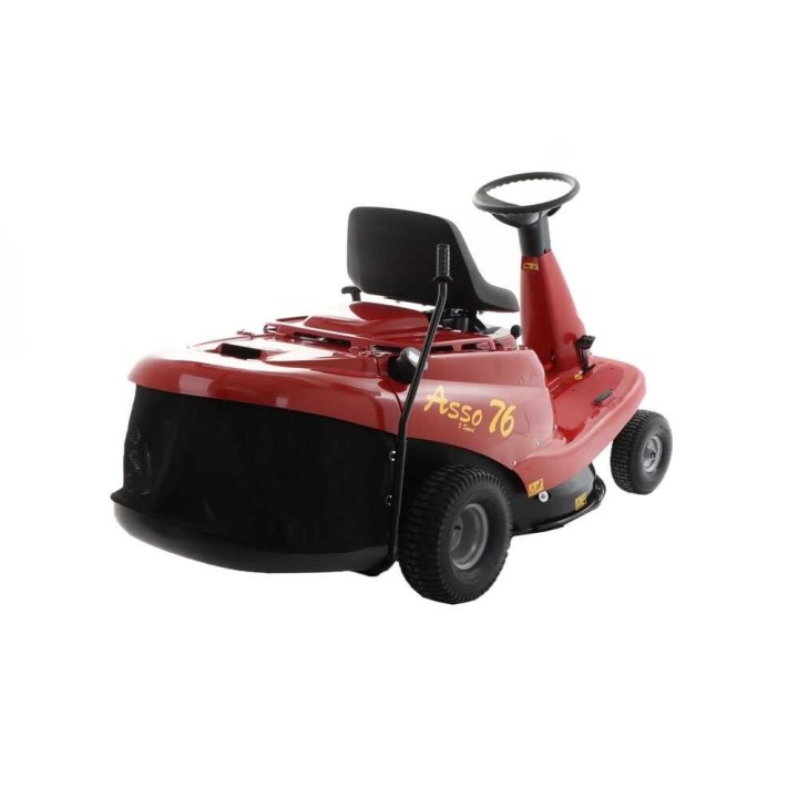 Eurosystems ASSO 76 mini-ajoleikkuri, 76 cm, 13 HP, 150 l keruusäiliö